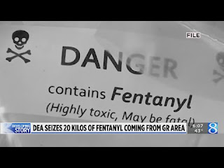 DEA Tracks Suspect for 20-Kilo Fentanyl Bust