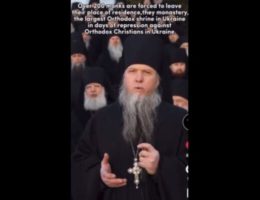 “If Someone Wants to Come Here and Beat Us and Draw Us Through Our Legs and Our Hands We Are Ready” – Ukrainian Monks Call Out to International Christian Community After Persecution by Zelensky Regime (VIDEO)