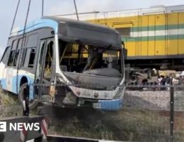Nigeria: Dozens injured and six killed in bus and train collision in Lagos