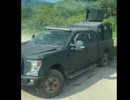Armored Vehicle Abandoned After Shootout In The Mountains Of Rosario: Sinaloa