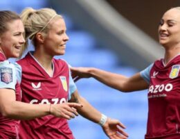 Aston Villa women to wear sweat-heavy shirts despite talks with manufacturer Castore