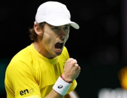 Aussies thrash Swiss to power into Davis Cup finals