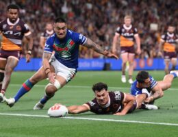 Brisbane set up dream NRL grand final with thumping victory over New Zealand