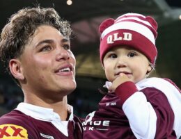 Fatherhood, fandom, and footy: How Brisbane's biggest star is tackling the heat of the finals spotlight