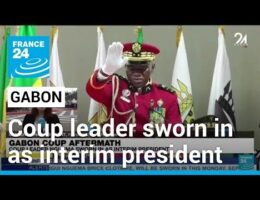 Gabon Coup Leader Sworn In As 'Interim" President