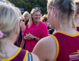 Tears, champagne and relief after rural netball team breaks years-long drought