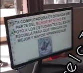 Video Shows CJNG Donate Computers to School in Jalisco