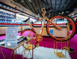 A golden cycle of attraction at Watch & Jewellery Middle East Show in Sharjah