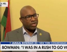 A Smug Jamaal Bowman Doubles Down on Lie After He Pulled Fire Alarm to Shut Down Congressional Proceeding (VIDEO)
