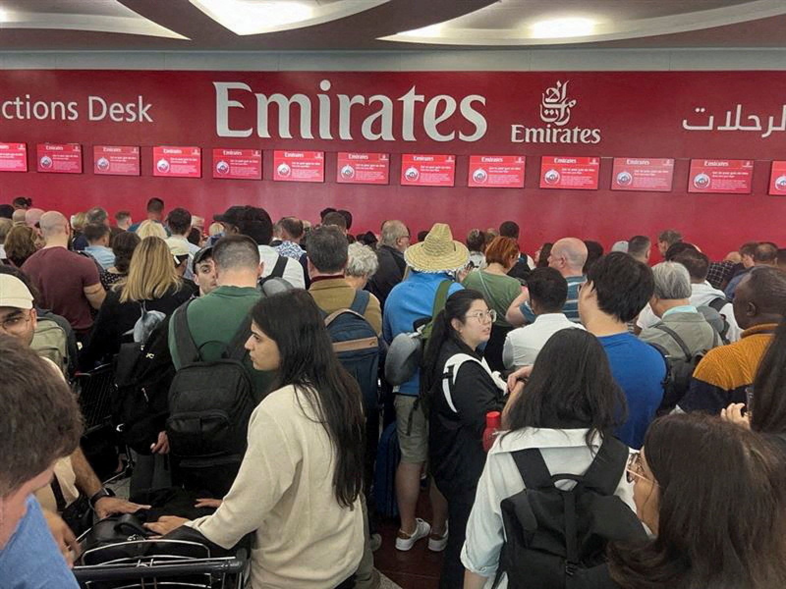 Emirates suspends flights transiting through Dubai after record rains
